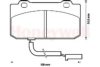 ICER 180943 Brake Pad Set, disc brake